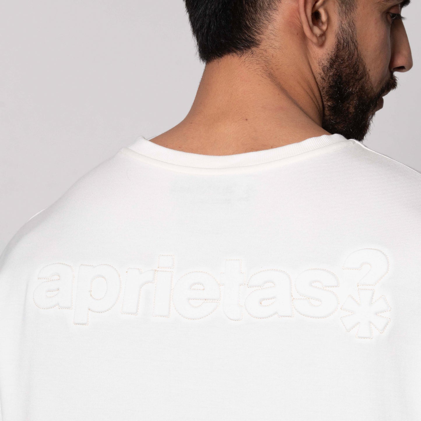 CAMISETA APRIETAS BRAND BLANCA