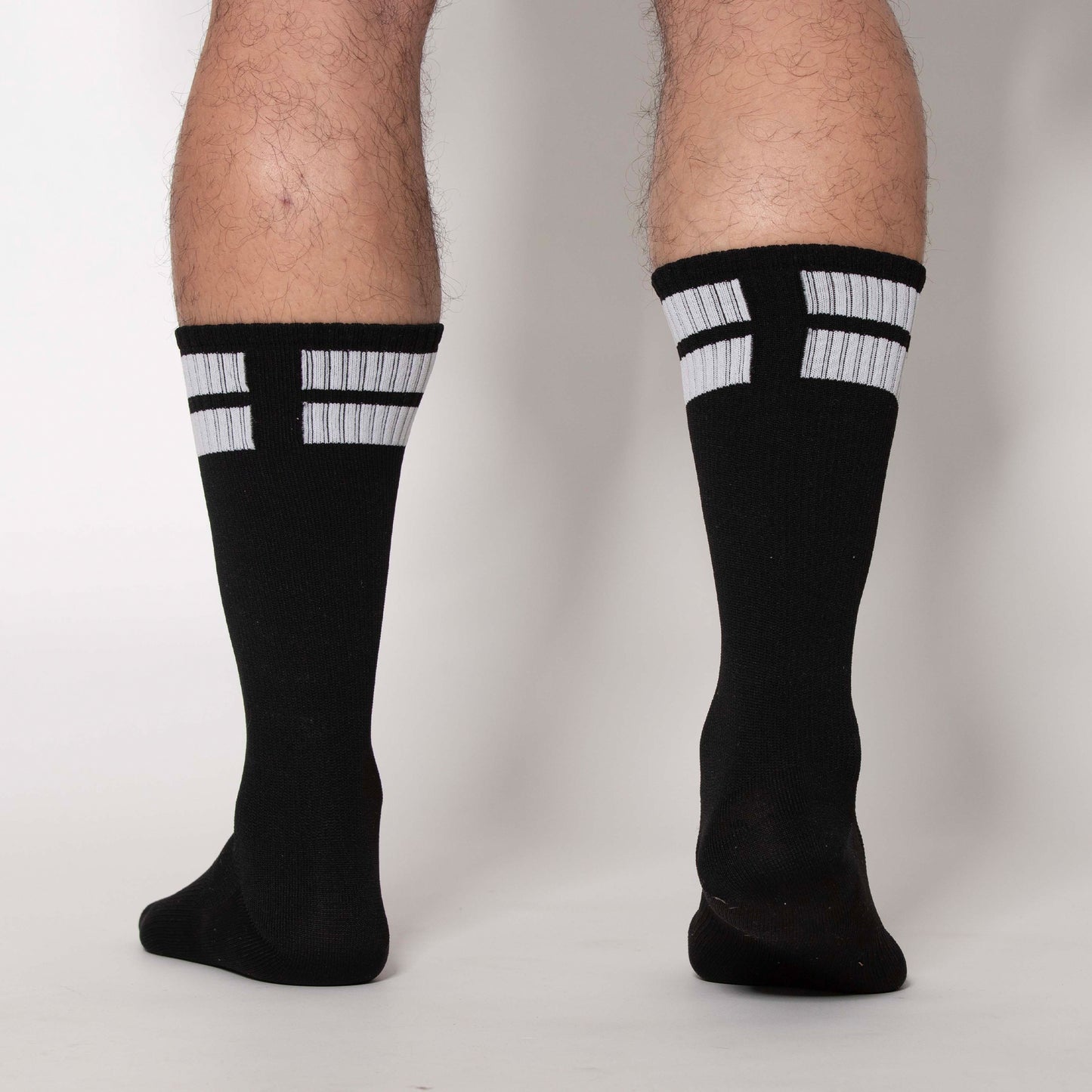 MEDIAS APRIETAS BRAND NEGRO-BLANCO