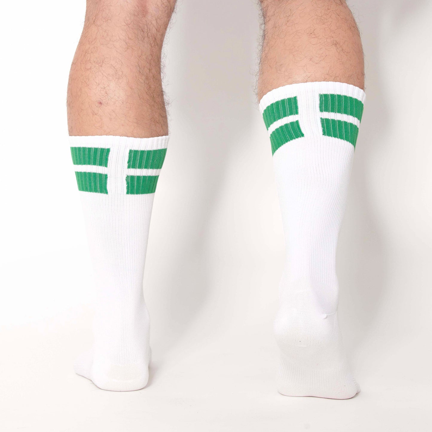 MEDIAS APRIETAS BRAND BLANCO-VERDE