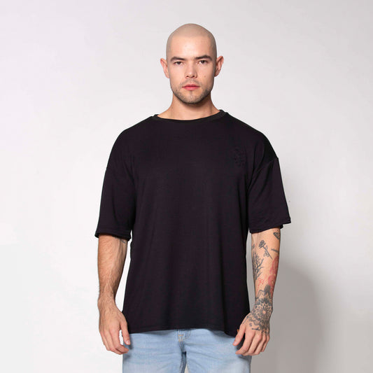CAMISETA APRIETAS BRAND NEGRA