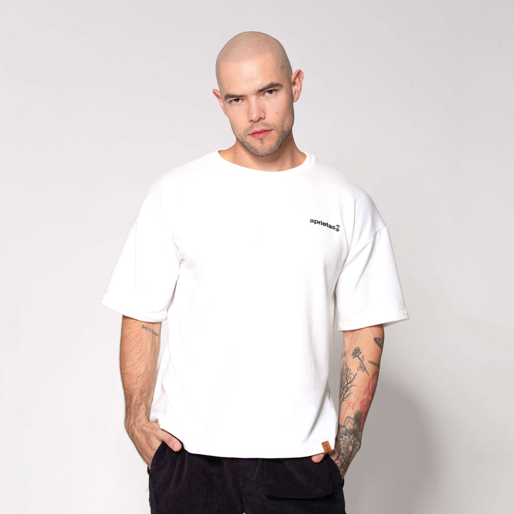 CAMISETA APRIETAS BRAND URBAN WHITE