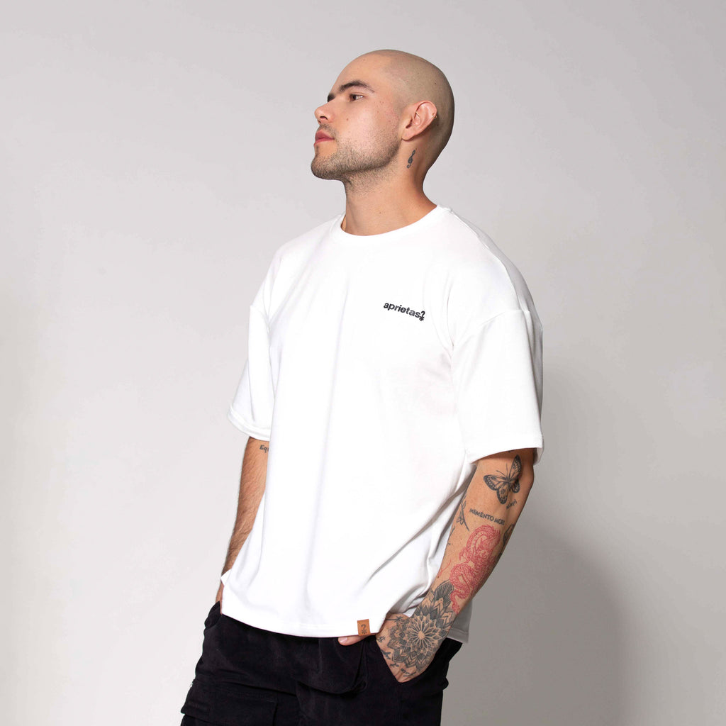 CAMISETA APRIETAS BRAND URBAN WHITE