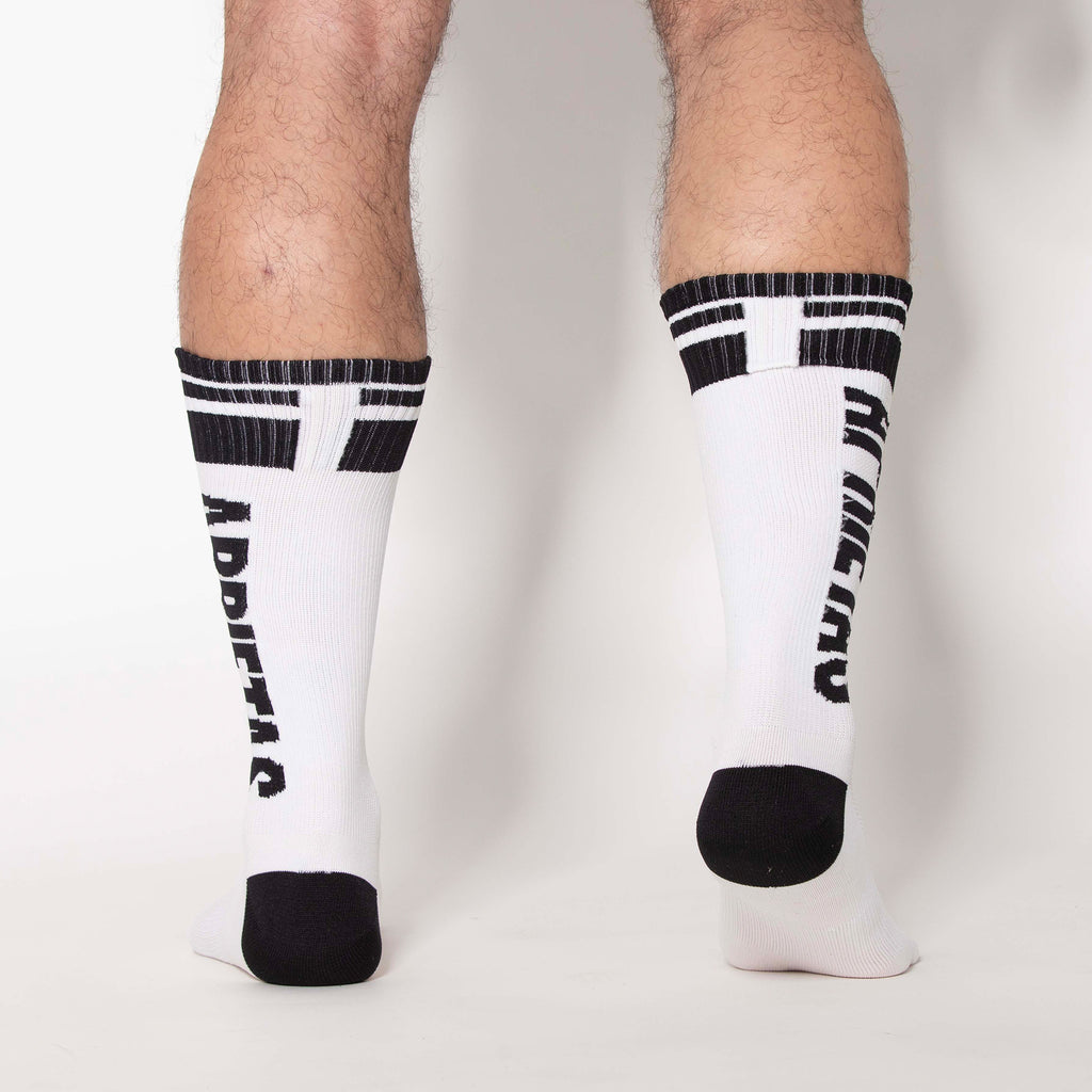 MEDIAS SPORT APRIETAS LETTERS BLANCAS