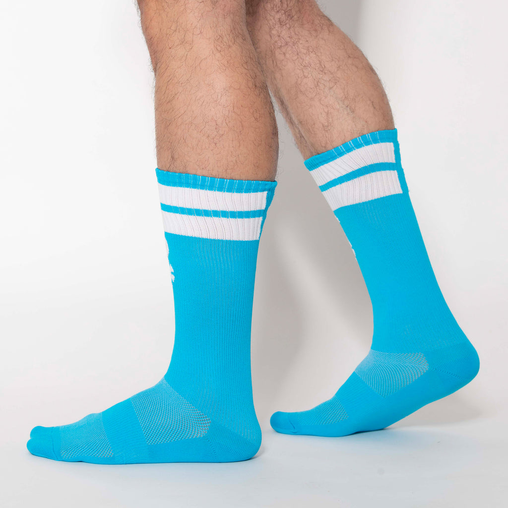 MEDIAS SPORT APRIETAS BASIC FULL AZUL SKY